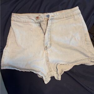 Light Blue Denim Women's Shorts